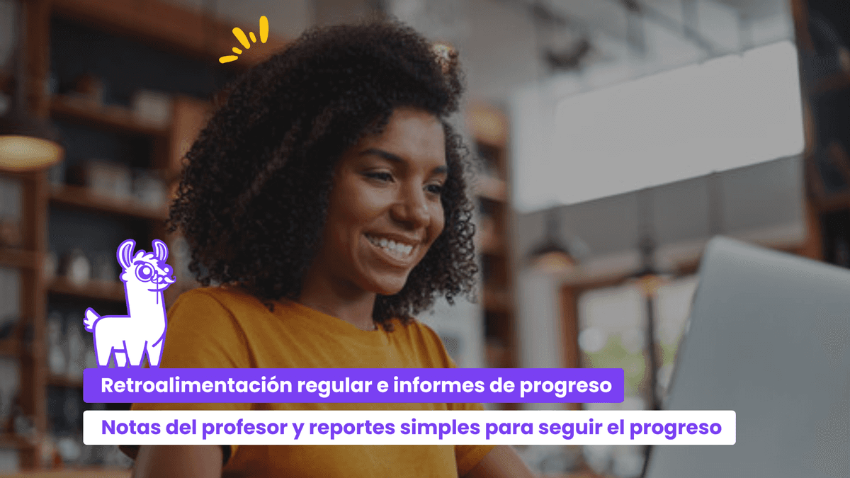 Retroalimentación regular y reporte de progreso