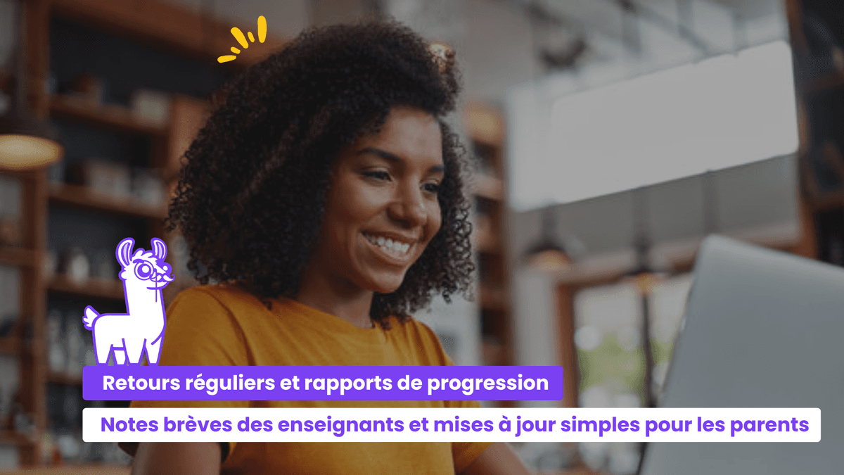 Retours réguliers et rapport de progression
